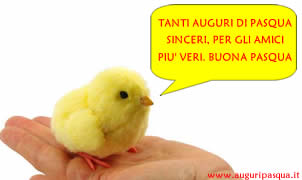 Auguri di Pasqua: Pulcino pasquale